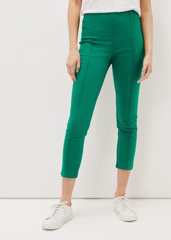 Phase Eight Miah Cropped Trousers Green Canada | WMELBI-420